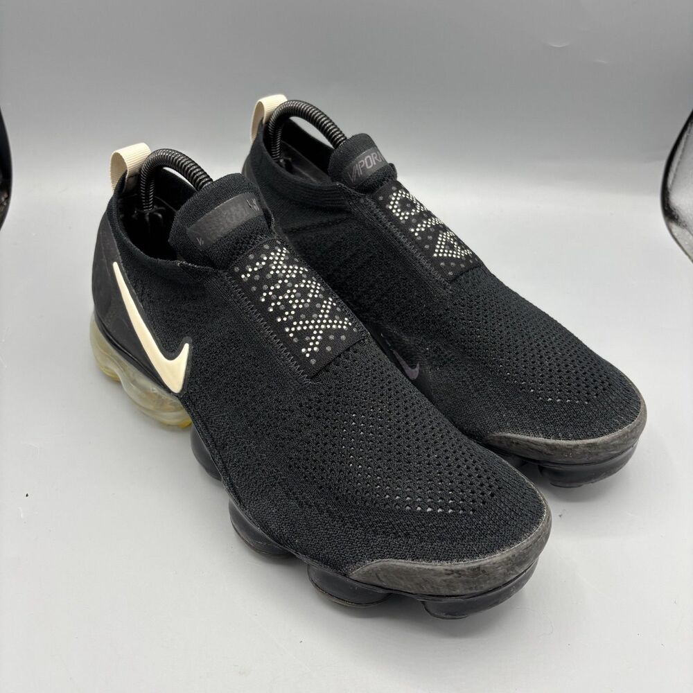 Nike Air VaporMax Flyknit Moc 2 Mens Black Running Shoes AH7006 002 Size 10.5 - Picture 2 of 7